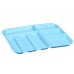 Plasdent DIVIDED TRAY SIZE E (Midwest) Dimension: 15" x 10½" x ⅞" - BLUE